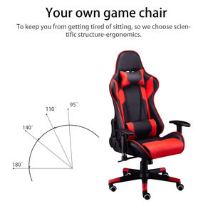 Ordinateur Silla PC <span class=keywords><strong>Gamer</strong></span> Cadeira Ergonomique Moderne Bureau Silla Gamers <span class=keywords><strong>Noir</strong></span> <span class=keywords><strong>et</strong></span> <span class=keywords><strong>Rouge</strong></span> Luxueux Chaise de Jeu en Cuir - Product Image 4