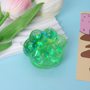 New Trending Maltose Colorful Ribbon Cat Paw <b>Squeeze</b> Toy Decompression Stress Relief Toy <b>Squeeze</b> Stress <b>Ball</b> Classic Gift - Product Image 6