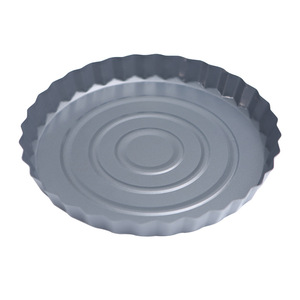 Molde para hornear personalizado de tres anillos con forma de girasol, redondo, de acero al carbono, antiadherente, para hornear, color plateado. - Product Image 3