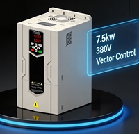 Variateur de fréquence KingDrive 0,75KW 1,5KW 2,2KW 4KW 5,5KW Monophasé vers Triphasé 0-400Hz IP20 pour Convoyeur Certifié CE Vente Directe Usine
