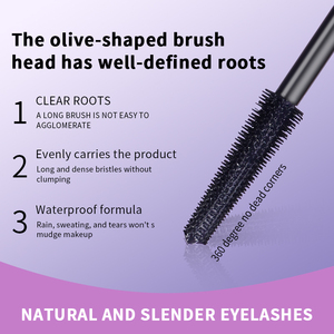 Private Label Custom logo Easy Makeup Removal Waterproof Extra Volume Long Lasting Eyelash Tubing <strong>Mascara</strong> - Product Image 5