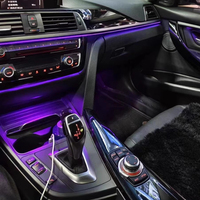 Éclairage d'ambiance intérieur de voiture LED Symphony 256 couleurs pour BMW Série 3 E90/E91/ 2004-2011 Accessoires de bande