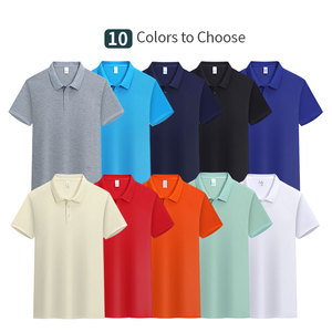Polo brodé personnalisé avec logo, col contrastant, en tissu piqué hexagonal respirant, uniforme <span class=keywords><strong>de</strong></span> <span class=keywords><strong>travail</strong></span> pour équipes d'entreprise, hommes et femmes - Product Image 3