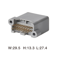 Conector automotriz de plástico eléctrico, conector automático de arnés de cables macho y hembra, 2 unidades