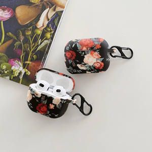 Housse de protection en silicone épais rose rose populaire pour les étuis pour écouteurs de médias sociaux <span class=keywords><strong>AirPods</strong></span> en plastique durable - Product Image 1