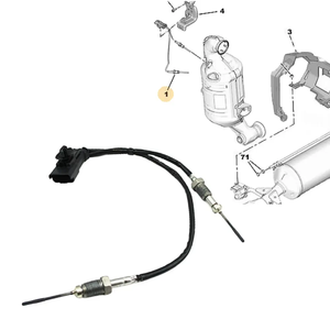Capteur de température d'échappement OE 9808312080 L22265 pour Citroën <span class=keywords><strong>Berlingo</strong></span> C4 C4 <span class=keywords><strong>Grand</strong></span> Picasso II Peugeot 308 II 308SW - Product Image 4