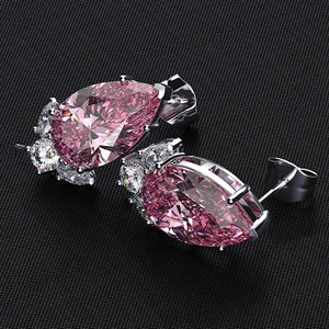 Orecchini pendenti a forma di pera per donna, eleganti orecchini a goccia piccoli, gioielli versatili per l'uso quotidiano - Product Image 4