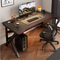 Offre Spéciale : Ensemble Table et Chaise de Gaming en Bois Moderne et Simple avec Étagère – Bureau Informatique pour la Maison, Idéal pour la Décoration de Pièces Spacieuses