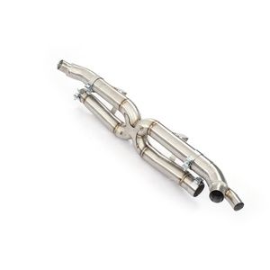 Scarico Catback MPER per <span class=keywords><strong>Porsche</strong></span> 991 <span class=keywords><strong>Turbo</strong></span> <span class=keywords><strong>S</strong></span> in Acciaio Inox, Suono Aggressivo, Controllo Remoto, Montaggio a Bullone - Product Image 5