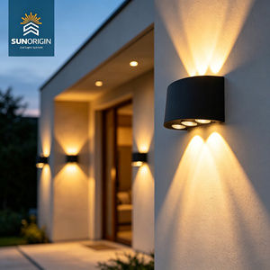 Lampe murale extérieure ovale 2W 4W 6W 8W 10W 12W, étanche IP65, éclairage mural extérieur, éclairage de jardin - Product Image 4