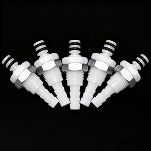 Zdvseal không valved nhanh chóng kết nối khớp nối <span class=keywords><strong>1</strong></span>/<span class=keywords><strong>4</strong></span> inch <span class=keywords><strong>barb</strong></span> Threaded Bảng điều chỉnh gắn kết cho hệ thống phun sử dụng - Product Image 1