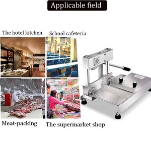 Cortador eléctrico comercial de alta potencia para carne y sierra de cinta, soporte para máquina cortadora de huesos - Product Image 4
