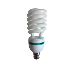 Scatola di colore vendita lampada a risparmio energetico mezza spirale 45w 65w 85w 95w 125w 135w E27 lampadina a spirale 5500K 8000hrs CFL