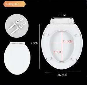 Bofan thiết bị vệ sinh hiện đại màu trắng nhà vệ sinh chỗ ngồi bìa dễ dàng cài đặt im lặng mềm-đóng Vòng PP chất liệu được thiết kế nhà tắm - Product Image 4