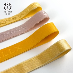 ファッションプリントソフトジャカードスパンデックス/ナイロン弾性バンドカスタム格安卸売ショルダーストラップブラ無料サンプル - Product Image 2