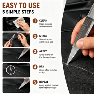 Rotulador de <span class=keywords><strong>Pintura</strong></span> para Reparación de Cuero, para Bolsos, Sofás, Asientos de Coche, Reparación de Arañazos, Restauración - Product Image 5