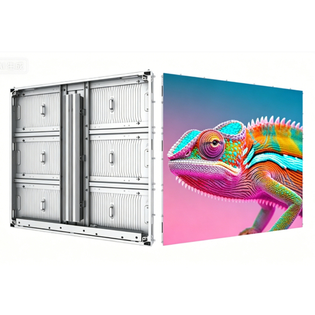 IP65 Waterproof Outdoor Flexible LED Screen P4 Full Color Digital Signage HDR10+ 5500cd Brightness 160 Viewing Angle Display