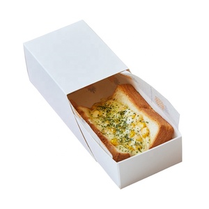 Boîte à glissière pour restauration rapide de qualité alimentaire, boîte à emporter pour toast français, boîte en papier avec manchon imprimé, plateau alimentaire en papier à emporter - Product Image 4