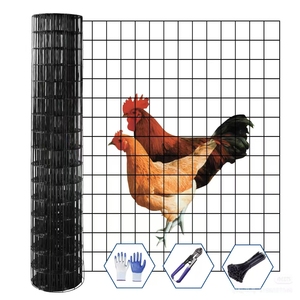 Malla de Alambre Soldada Recubierta de PVC con Orificios Cuadrados, Resistente, para Gallineros y Seguridad de Jardines, Fácil de Cortar e Instalar - Product Image 3