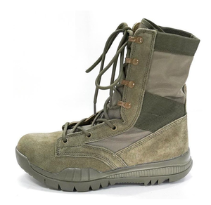 Botas TSB1102 Verde Oliva, Botas de Primavera, Botas de Desierto, Ligeras, de Cuero Vacuno y Gamuza - Product Image 5
