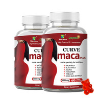 Gummies véganes à la racine de Maca, complexe de Fenugrec, Tribulus et Aguaje pour femmes adultes : Soin du corps, gestion de l'énergie, amélioration osseuse