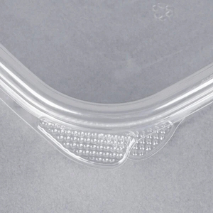 32oz Clear <strong>Plastic</strong> Hinged Food Container Food Grade Large Salad <strong>Clamshell</strong> Box <strong>Packaging</strong> for Herb Vegetable - Product Image 4