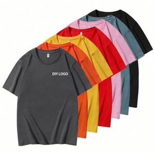 Chemise d'été 100 % coton à prix d'usine en gros, style été, logo personnalisé, vêtements pour hommes et femmes grandes tailles - Product Image 2