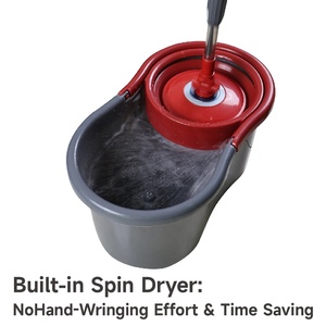 Realida Dễ Dàng Tự Động Vắt Tay Miễn Phí Hoạt Động Bông Đầu <span class=keywords><strong>360</strong></span> Quay Lau Tự Vắt Lau Với Xô Bộ - Product Image 5