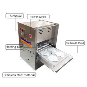 アイスクリーム電気シーリングマシンミルクカップシール4カップ時半自動シーラーソースラッピングマシンヨーグルト用 - Product Image 3