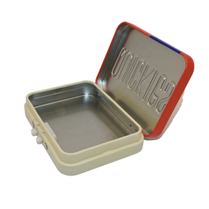 Bán Hàng Trực Tiếp Kim Loại Cầm Tay UV In Hộp Sắt Trẻ Em Của Hộp Khóa Với Anti-Lật Bìa Vuông Thiết Kế Cho Lưu Trữ Thuốc - Product Image 6