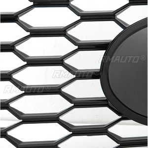 2x Car Front Bumper Fog <b>Light</b> Lamp Grille Grill Cover HONEYCOMB <b>HEX</b> for Audi RS7 2014 2015 2016 2017 2018 Car Styling - Product Image 6