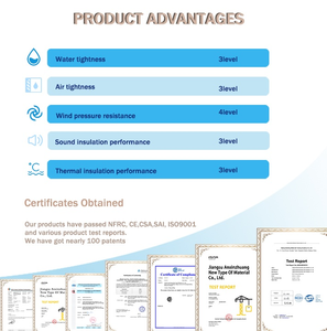 Puerta <span class=keywords><strong>de</strong></span> Doble Hoja con Rejilla <span class=keywords><strong>de</strong></span> <span class=keywords><strong>Aluminio</strong></span> y Doble Vidrio, Estilo Chino Único, Diseño Antiguo, <span class=keywords><strong>Precio</strong></span> <span class=keywords><strong>de</strong></span> Fábrica PDP, para Supermercado - Product Image 6