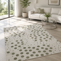 Tapis moderne en cachemire jacquard à poils longs, moelleux, 3D, de grande taille, fabriqué à la machine, pour chambre à coucher, chambre d'enfant, chambre d'adolescent