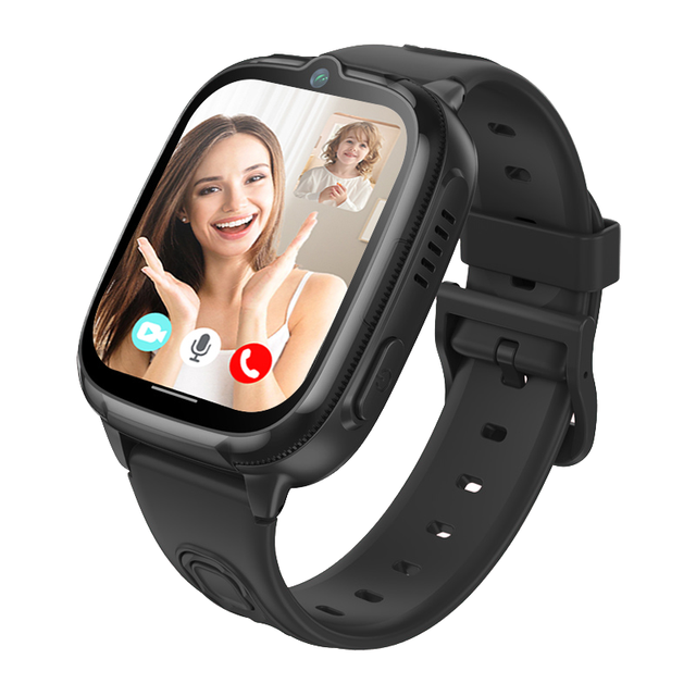 LT36 Kids Smartwatch for Students IPS Display Silica Gel IP67 SOS Call LBS+WIFI Positioning Video Calling Sim Card Accessible
