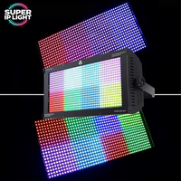 Luz Estroboscópica LED RGBW de 300W, 8 Zonas, 960 LEDs de 0.3W, DMX, RDM, Activación por Sonido, Efecto Estroboscópico para Escenario