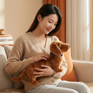 Plush <strong>Toy</strong> <strong>Dog</strong> with Realistic <strong>Sausage</strong> <strong>Dog</strong> Design Holiday Gift PP Cotton-Filled Plush Doll Direct From Manufacturer Cheap <strong>Toys</strong> - Product Image 4