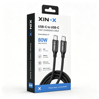 Caja de Embalaje para Cables de Datos con Laminado Mate Personalizado, Caja de Cartón Reciclable Ecológica para Cables USB