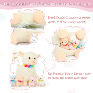 Nuevo Producto: Set de Peluches de Oveja Madre e Hijo, Adorables Corderos de Peluche, Ecológicos, Regalo para Niños - Product Image 2