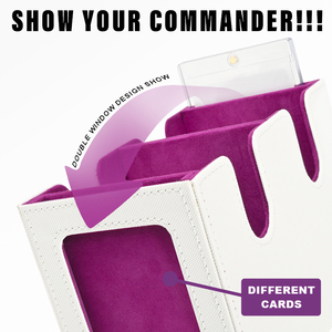 Boîte de rangement pour cartes JUZI personnalisée, écologique, en cuir PU, imprimée en couleur, à chargement latéral, avec fermeture magnétique, pour cartes TCG Yugioh - Product Image 4
