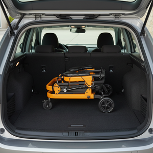 Déambulateur vertical pliable, réglable en hauteur, léger, pour hémiplégiques, paraplégiques et personnes atteintes de paralysie cérébrale - Product Image 2