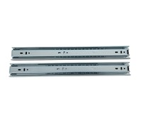 Glissière de tiroir à roulement à billes à extension complète de 45 mm, 3 sections, quincaillerie pour armoire de cuisine, pour usage intérieur et extérieur