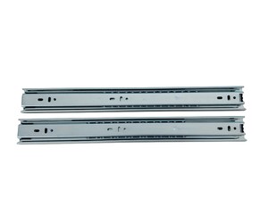 Glissière de tiroir à roulement à billes à extension complète de 45 mm, 3 sections, quincaillerie pour armoire de cuisine, pour usage intérieur et extérieur - Product Image 2