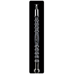 Prezzo a buon mercato esterno decorativo sistemi di ringhiera delle scale acrilico trasparente di cristallo pilastro balaustra <span class=keywords><strong>balcone</strong></span> <span class=keywords><strong>corrimano</strong></span> per scale - Product Image 2