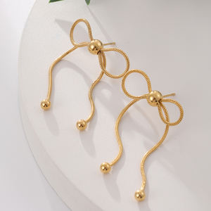 Luxury Waterproof Trendy Hoop <b>Earrings</b> Jewelry <b>Set</b> for Women <b>Gold</b> Plated Stainless Steel Design - Product Image 1