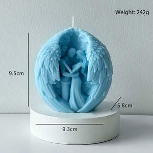 Vente <span class=keywords><strong>en</strong></span> gros 2026 Meilleures ventes Bougie parfumée <span class=keywords><strong>en</strong></span> forme d'ange Bougie <span class=keywords><strong>en</strong></span> cire de soja Parfum personnalisé pour la chambre à coucher Cadeau décoratif pour l'inauguration d'une maison - Product Image 5