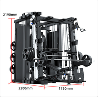 Umet Utilisation commerciale pour l'entraînement physique Poulie multifonctionnelle Câble Smith Machine Piles de poids lourds Machine multifonctionnelle