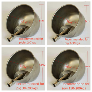 304 aço inoxidável mamilo gado água tigela porco rega equipamentos bebedor fabricação serviços produto - Product Image 4
