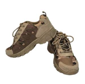 DFT0115 Zapatos Deportivos Personalizados en Negro, Verde y Marrón Desierto, Transpirables, de Gamuza - Product Image 6