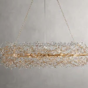 Vendita calda retrò unico creativo soffiato 36 pollici in ottone marocchino lampadario italiano impero luci per soggiorno - Product Image 2