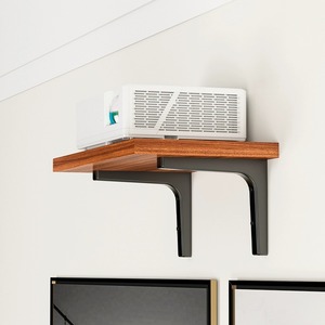 Étagère murale flottante Support de support de projecteur Étagères murales pour lecteurs DVD, boîtiers de câbles, consoles de jeux - Product Image 3